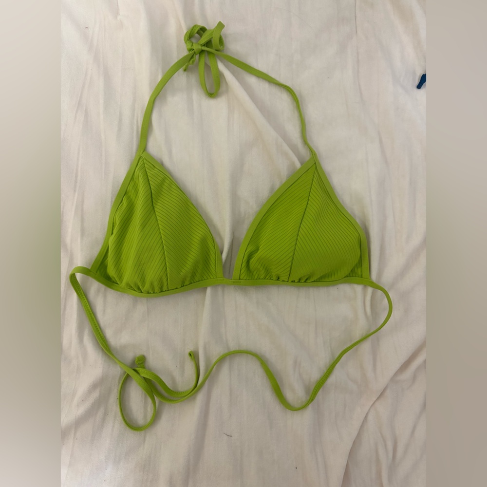 Moschino Lime Bikini Top